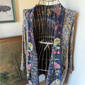 Johnny Was Arcia Felix Vibrant Floral Kimono